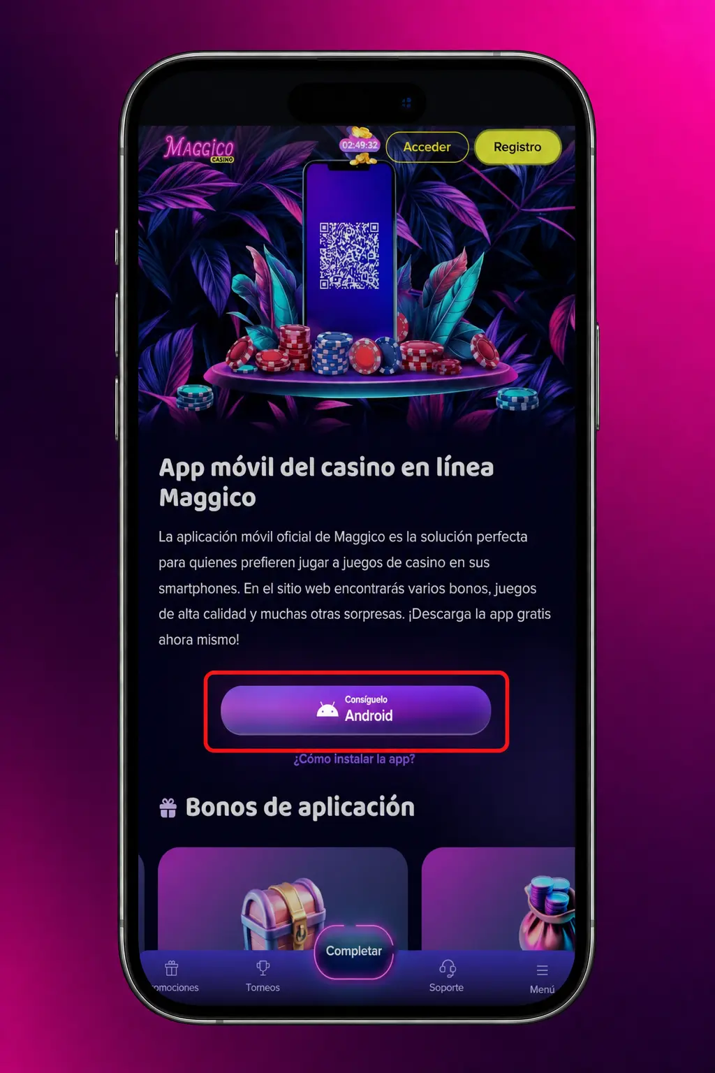 Guía en Android para descargar Maggico APK gratis e instalarlo en 4 pasos sin usar computador