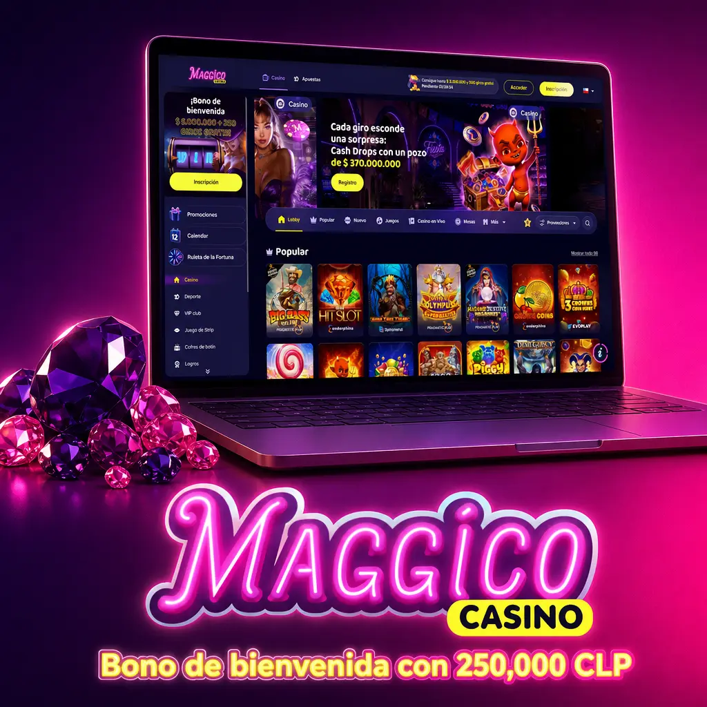 Bono de bienvenida Maggico de 100% hasta 250.000 CLP para apuestas deportivas en Chile