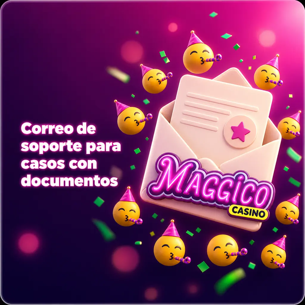 Correo de soporte para enviar documentos, capturas y comprobantes en casos de verificación, pagos o reclamos