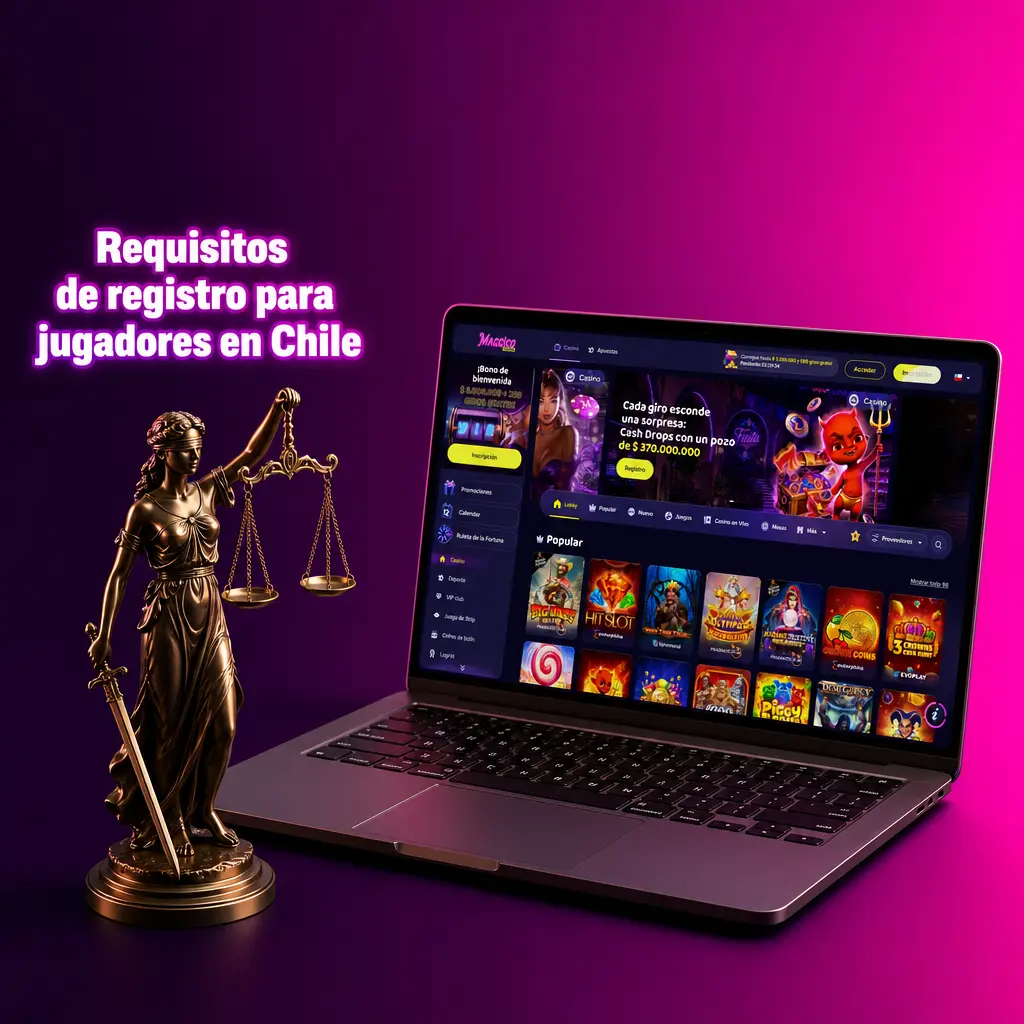 Registro de jugadores en Chile: mayoría de edad, datos reales y verificación de identidad en Maggico